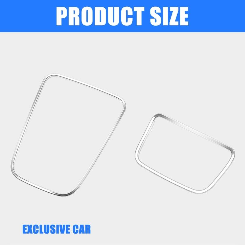 Center Console decors Frame Dashboard Decoration Frame Interior Panel Frame Vehicle Interior Upgrades for E300L/E260L