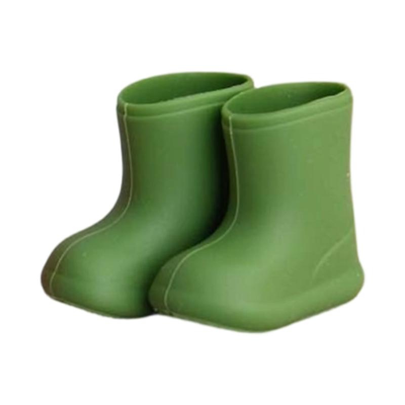High Cut Rainproof Doll Shoes PVC Perfect For OB11 Doll Accessories Photo Props