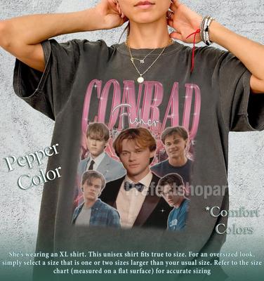 Maglietta Conrad Fisher Stile Bootleg Retrò Anni '90, Maglietta Conrad Fisher Comfort Colors, Regali Per Uomo E Donna Maglietta Unisex