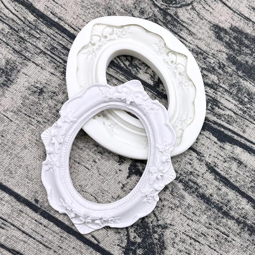 Frame Silicone Mold Sugarcraft Chocolate Cupcake Baking Mold Fondant Cake Decorating Tools