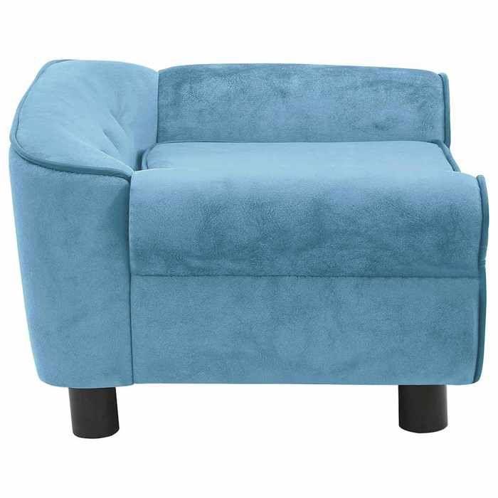 Canapé pour chien - vidaXL - Turquoise - 72x45x30 cm - Peluche - Intérieur
