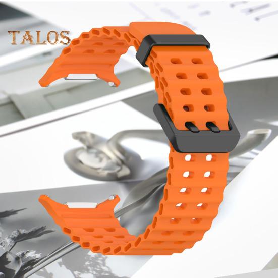 Silicone Watch Band Wear Resistant Adjustable Waterproof Quick Release Sport Breathable Strap Wristband for SamsungGalaxy Watch 7 Ultra