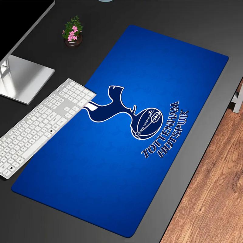 Tottenham Hotspur Crest mouse pad, rubber base, esports desk mat, mouse pad for gamers and office use, gaming desk , easy to clean mat