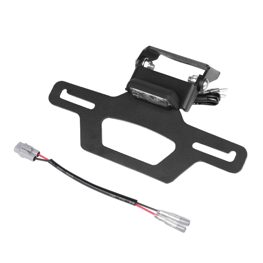 Applicable Kawasaki ZX25R ZX4R License Plate Frame Short Tail Motorcycle Tail Clean Fender Eliminate License