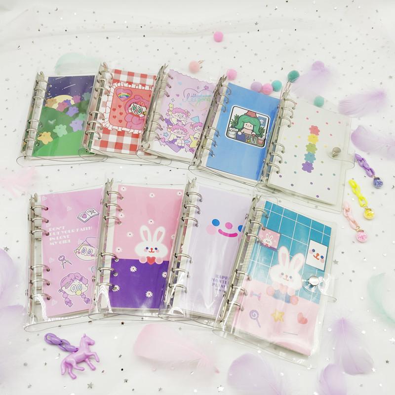 Wangdins Korean Heart-Inspired Transparent Planner Set