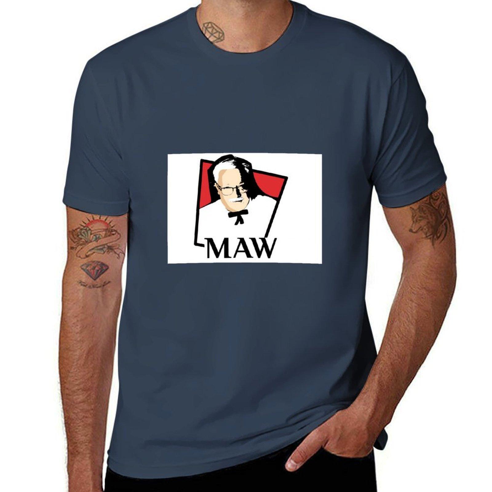 MAW Chicken TShirt Simple Casual Short Sleeve Tee S