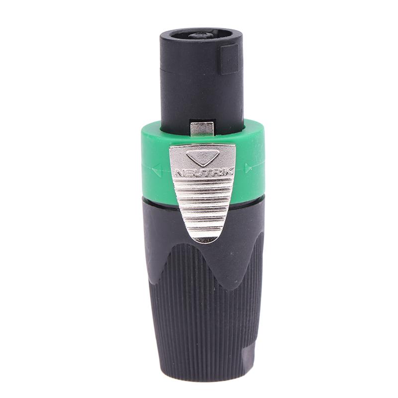 1Pcs 4-Pole 4Pin Nl4Fc Speaker Connector Ohm Plug Speaker Audio Cable Adapter Twist Lock 4 Pin Speakon Female Jack Accessories