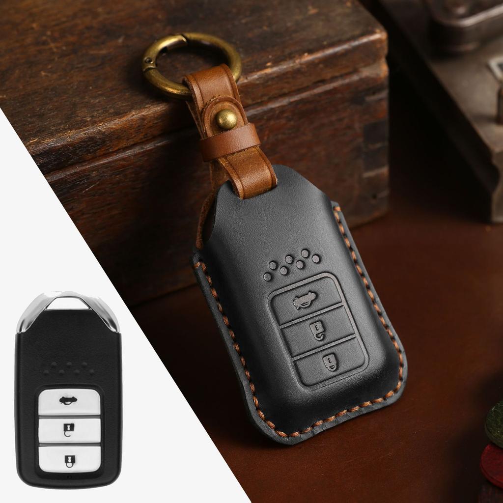 Suitable for Honda key case CRV Lingpai XRV 10th generation Civic Accord Crown Fit leather car key case