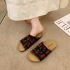 Fashion 2025 Summer Thick Heel Sandals Women's Flip Flops Beachside Slippers Soft Bottom Platform Clogs Trendy Sensation Sole Shoes