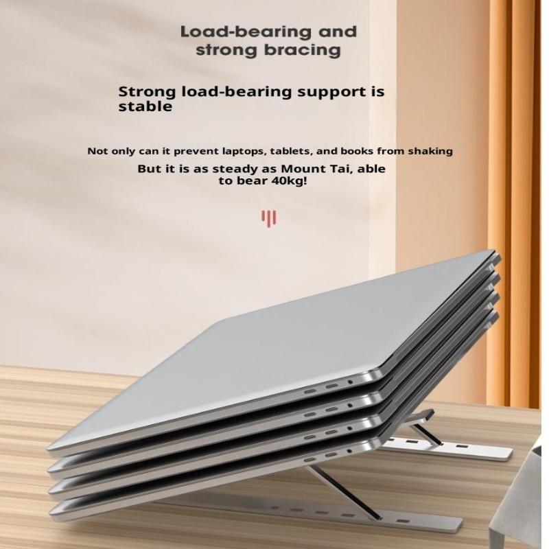 Laptop Stand Metal Material Foldable Portable Laptop Heighten Laptop Holder Bracket Notebook Stand