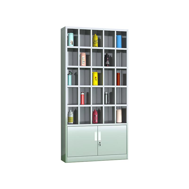25-Slot Stainless Steel Cup Cabinet