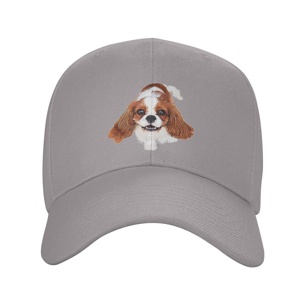 Summer Cavalier King Charles Spaniel Baseball Cap Tennis Skate Streetwear Print Sun Hip Hop Hats Dropshipping Baseball Caps