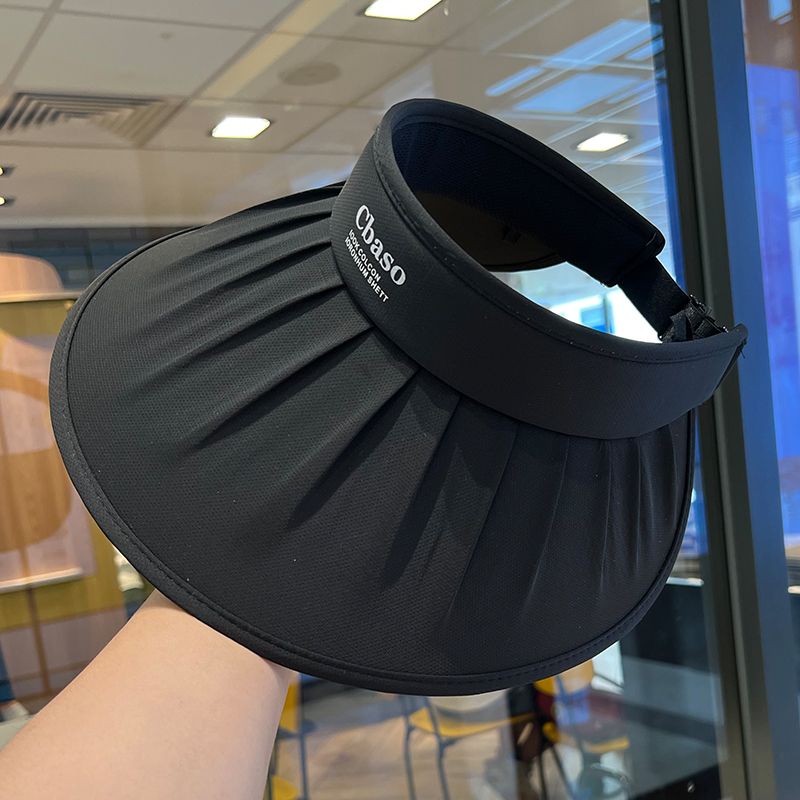 

Sun Hat Ladies 2025 New Arrival Summer Outdoor Shell Air Top Sunhat UV Protection Big Brim Easiest for Match Black