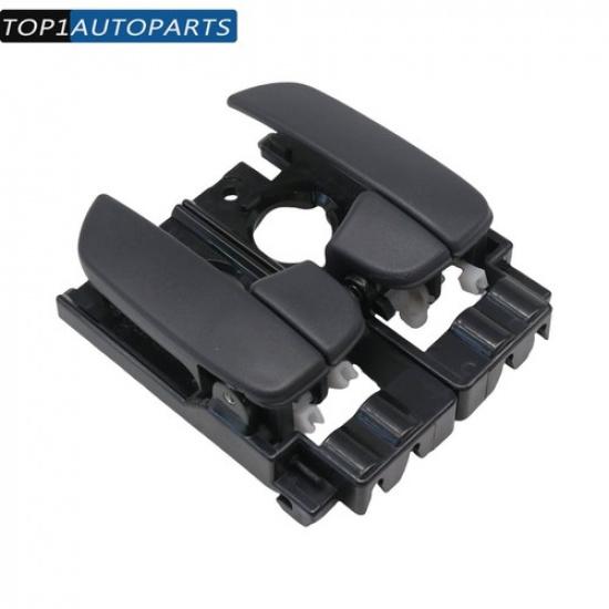 2X Front Left & Right Interior Door Handle Black For 2006-2011 Hyundai Accent