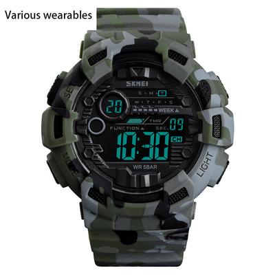 Multi-function Countdown New Men's Watch Waterproof Sport Military Camouflage Sport Electronic Watch for Men