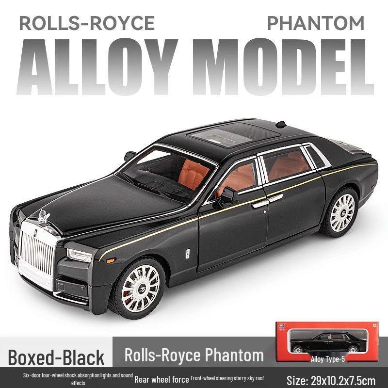 1:18 Scale Rolls-Royce Phantom Alloy Car Model - Collector's Item and Decorative Piece