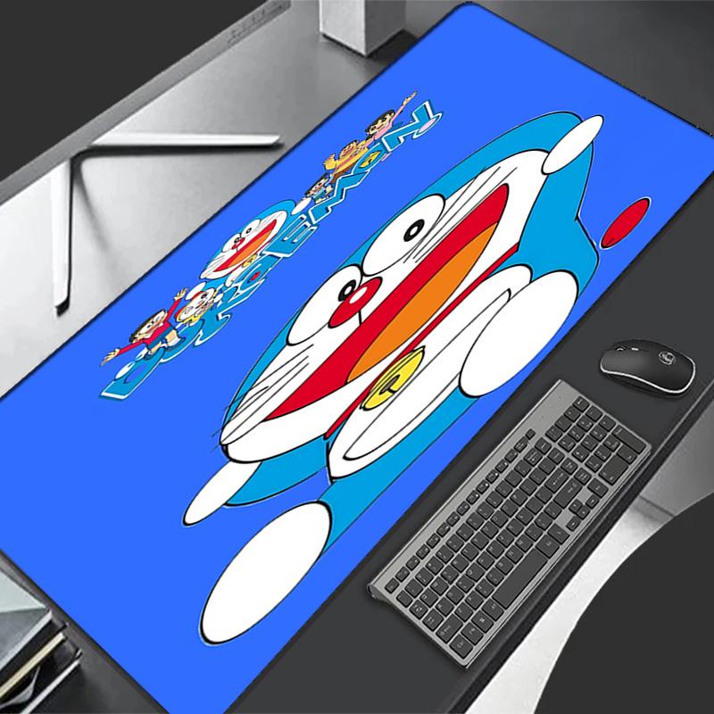 Doraemon Theme Premium Non-slip Mouse Pad with Stitched Edges,Durable Rubber Material,for Desktop & Gaming Great Gifts