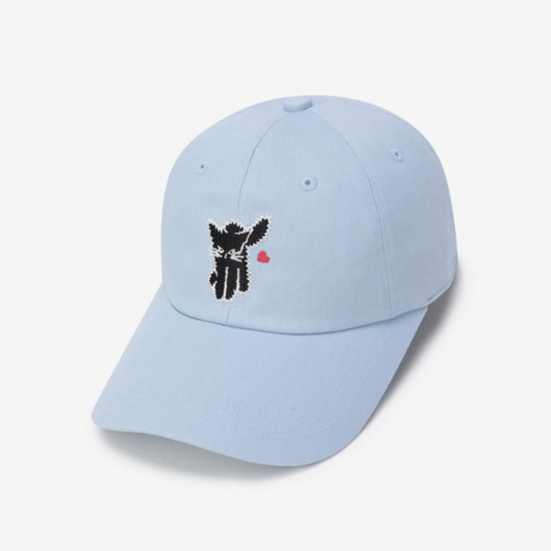 LUVM MITCHI COTTON BALL CAP 1_SKY BLUE