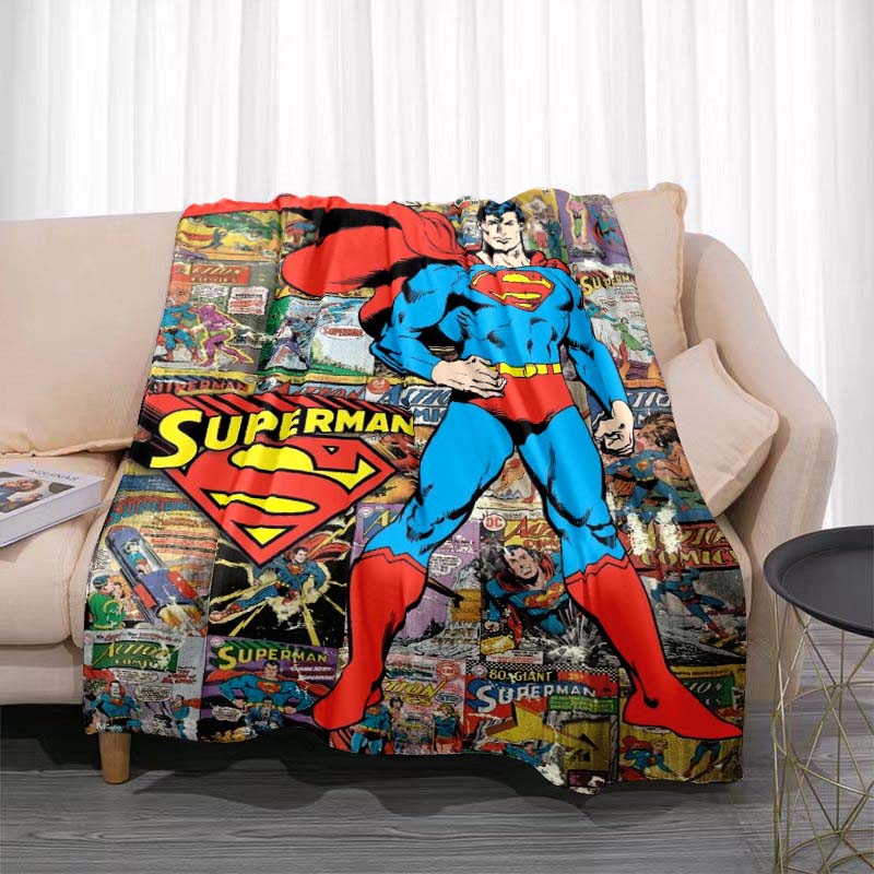 2026 New Superman Character Poster Blanket, Comfortable Home Blanket, Ideal Gift for Fans.