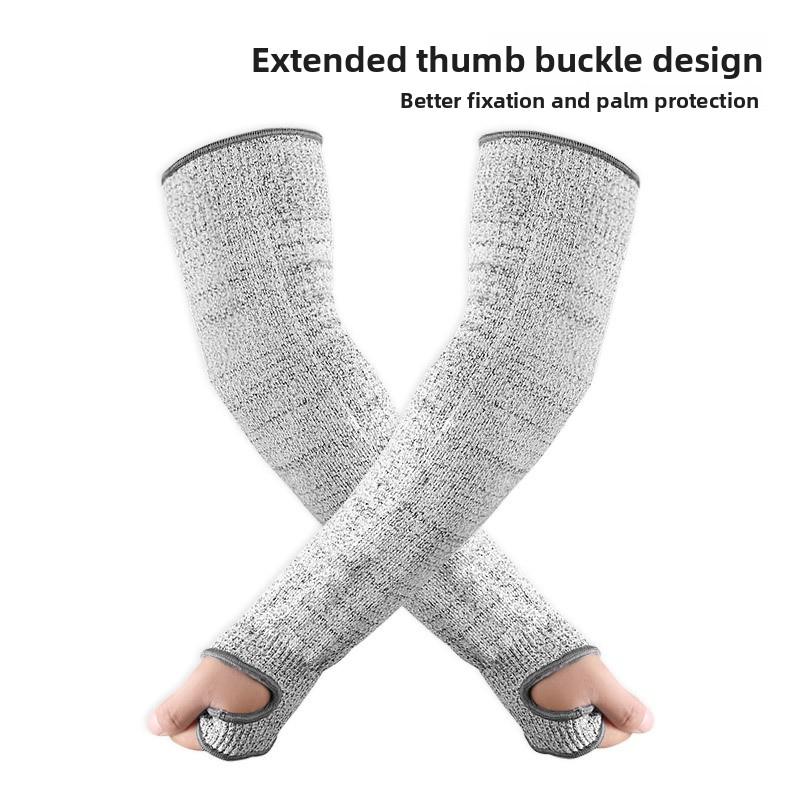 Multi-purpose HPPE Anti-cut Arm Guard Wrist Guard Sleeve Glass Factory Handling Cutting Protective Elbow Sleeve