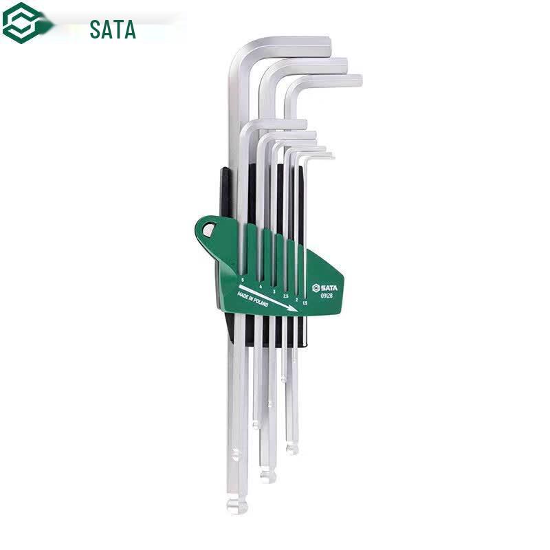SATA 9-Piece G-Series Extra Long Ball End Hex Key Set 2-10mm