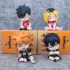 New Cartoon Anime Haikyu Shoulder To Shoulder Series Sleep Doll Blind Box Office Desktop Decoration Figurines Collection Gifts