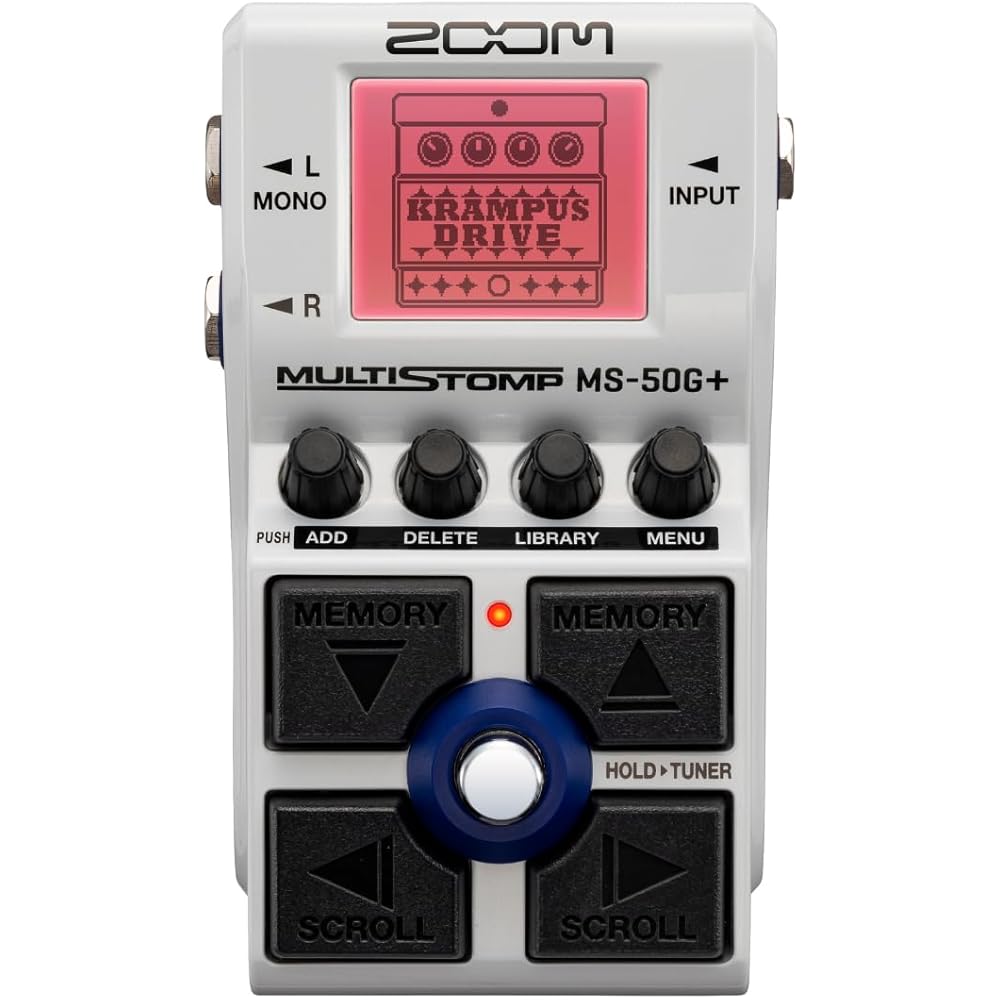 ZOOM Zoom MS-50G Plus Guitar Effects [100 Effects/Amp Simulation/Tuner] Multi Stomp, USB-C, Stere...