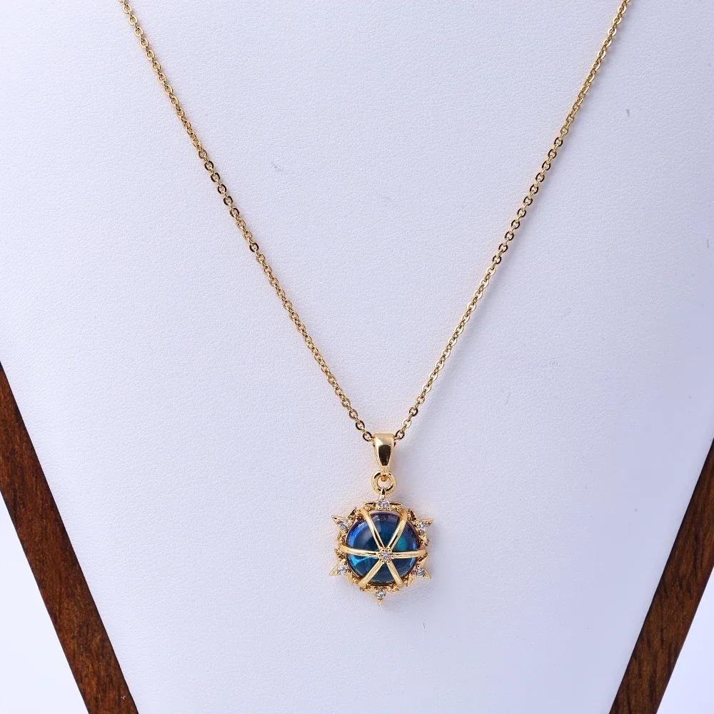 Necklace female Internet celebrity new Dream Planet series light familiar necklace niche design fashion clavicle chain titanium