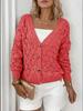 peach cardigan l-26013