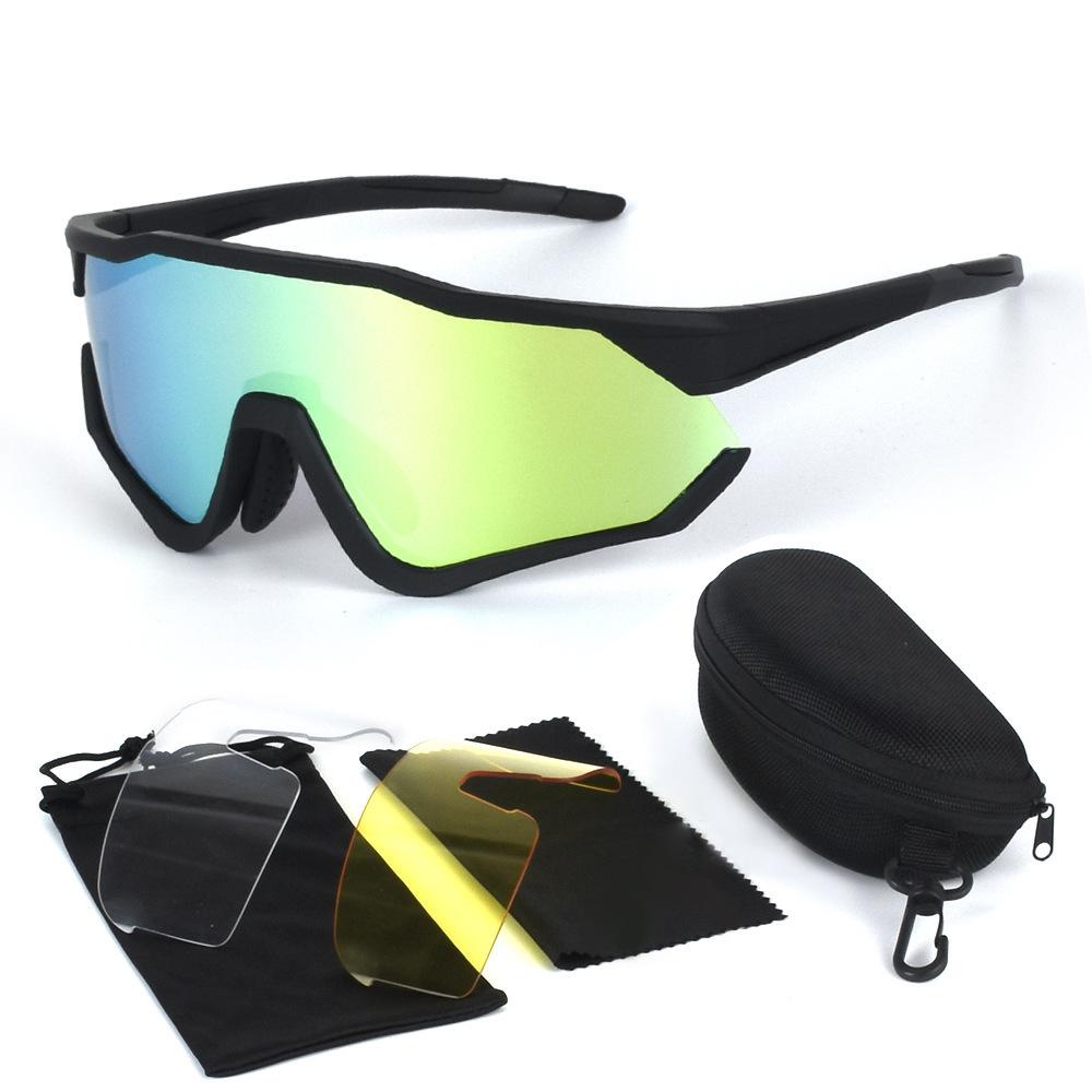 Large Frame Outdoor Cycling Glasses Men's and Women's Sunglasses Windproof Sand Mountain Cycling Sunglasses Sports Goggles