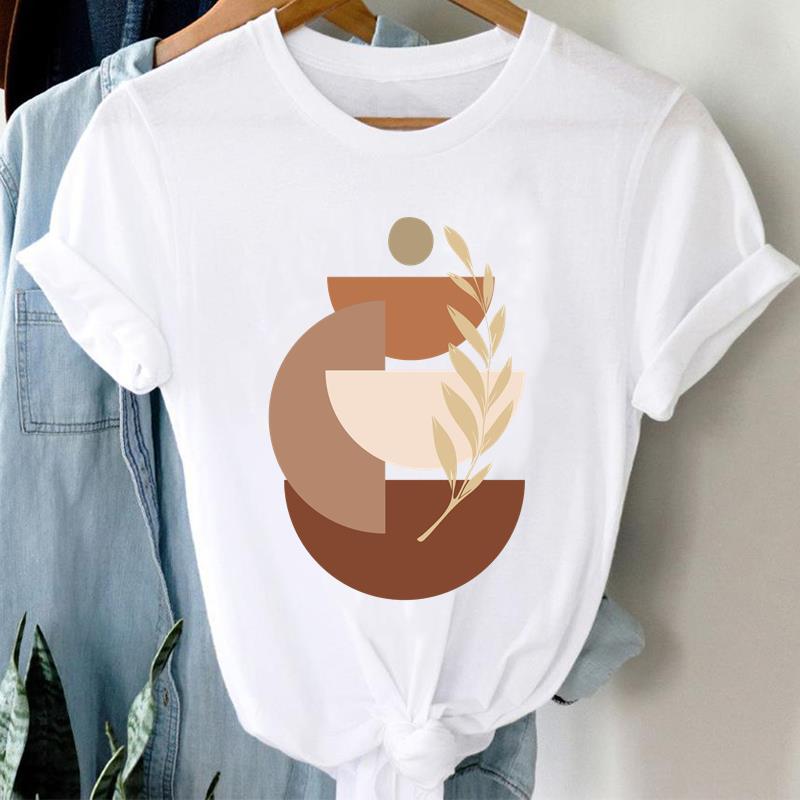 (Asian Size) Short Sleeve T-shirts Casual sweet trend Clothing Printed Female Top T Shirt o-neck Lady Fashion Women Graphic Tee