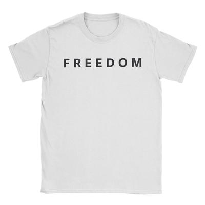 Charlie Kirk Freedom RIP T-Shirt Herren Baumwolle Mode T-Shirt Rundhals Ein echter Patriot T-Shirt Kurzarm Kleidung Einzigartig
