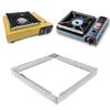 Ultralight Camp Gas Cassette Stove Rack Wind-proof Plate Steel Stove Windshield
