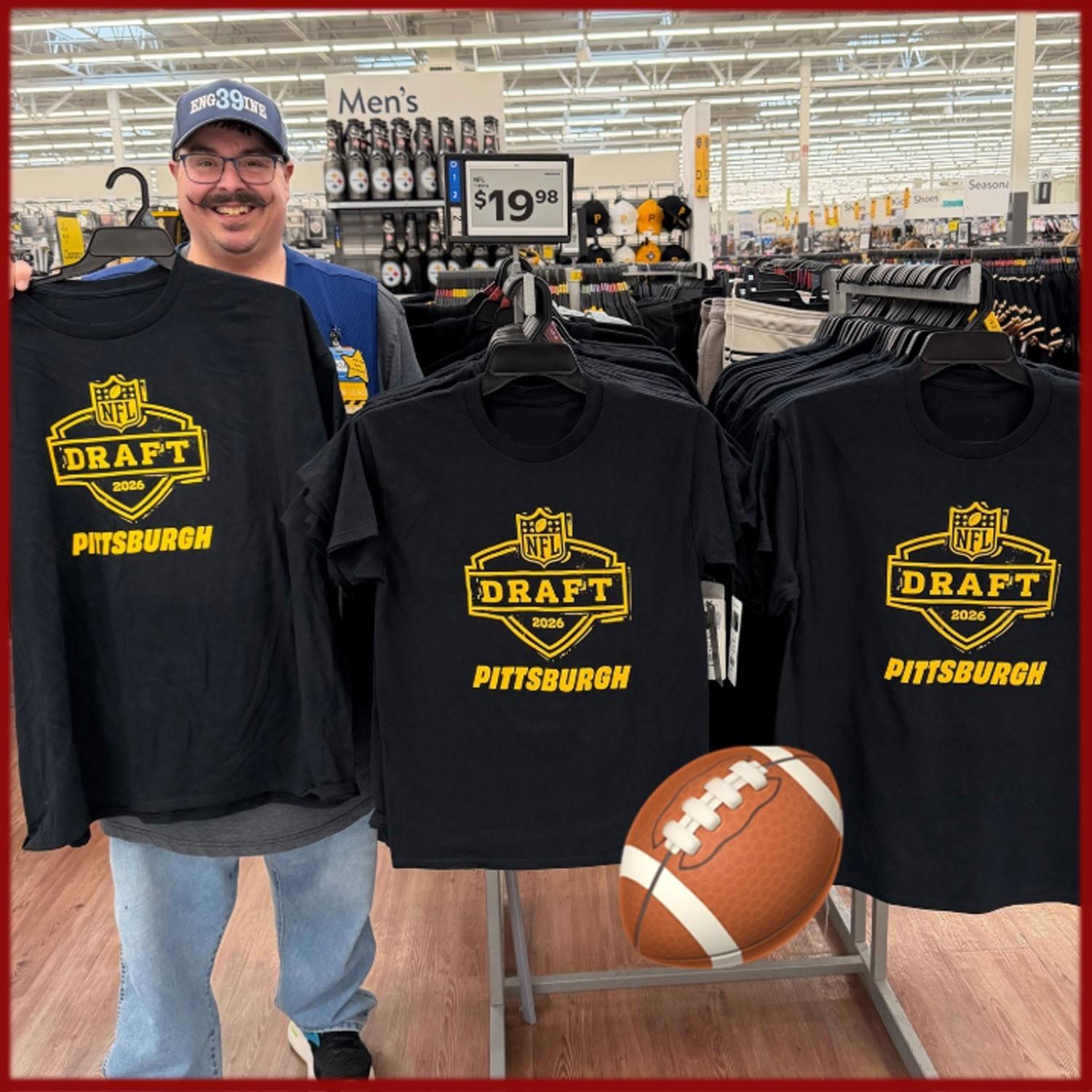 HOT Pittsburgh 2026 N-F-L Draft Event T-Shirt All Size S-3XL XXXXL