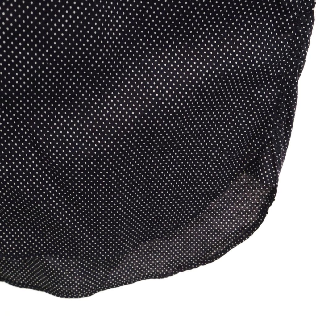 HAVERSACK Pin Dot Pattern Long Sleeve Cotton Shirt M Black Men's Used