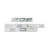 Metal Car Rear Trunk Emblem L Stickers Accessories for Peugeot 208 Letters Badge Modification Decoration