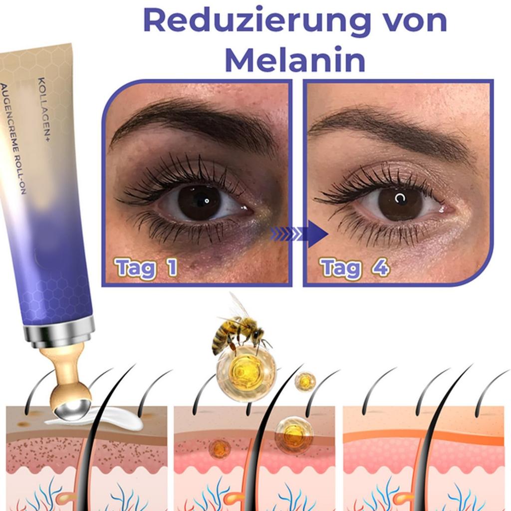 Eye Cream, Bee Awakening Eye Cream, Anti-Aging Eye Cream, Eye Care To Fight Wrinkles, Circles, Bags And Puffiness