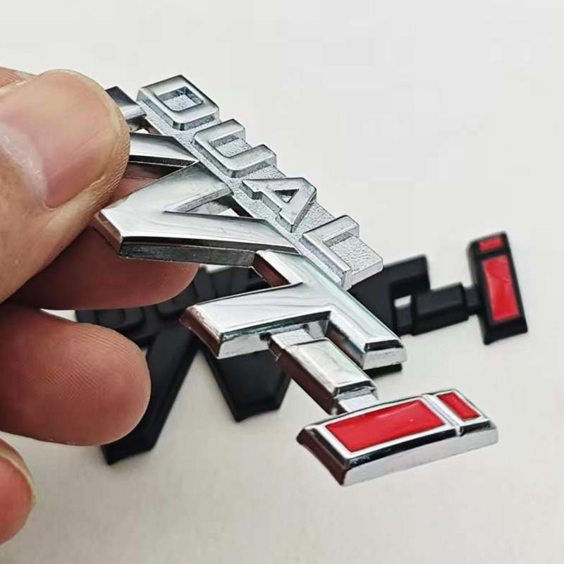 3D Metall Autoaufkleber Logo DUAL VVT-i Emblem Heckklappe Kotflügel Abzeichen Aufkleber Für TOYOTA Dual VVT-i Camry COROLLA YARiS Rav4 PRIUS