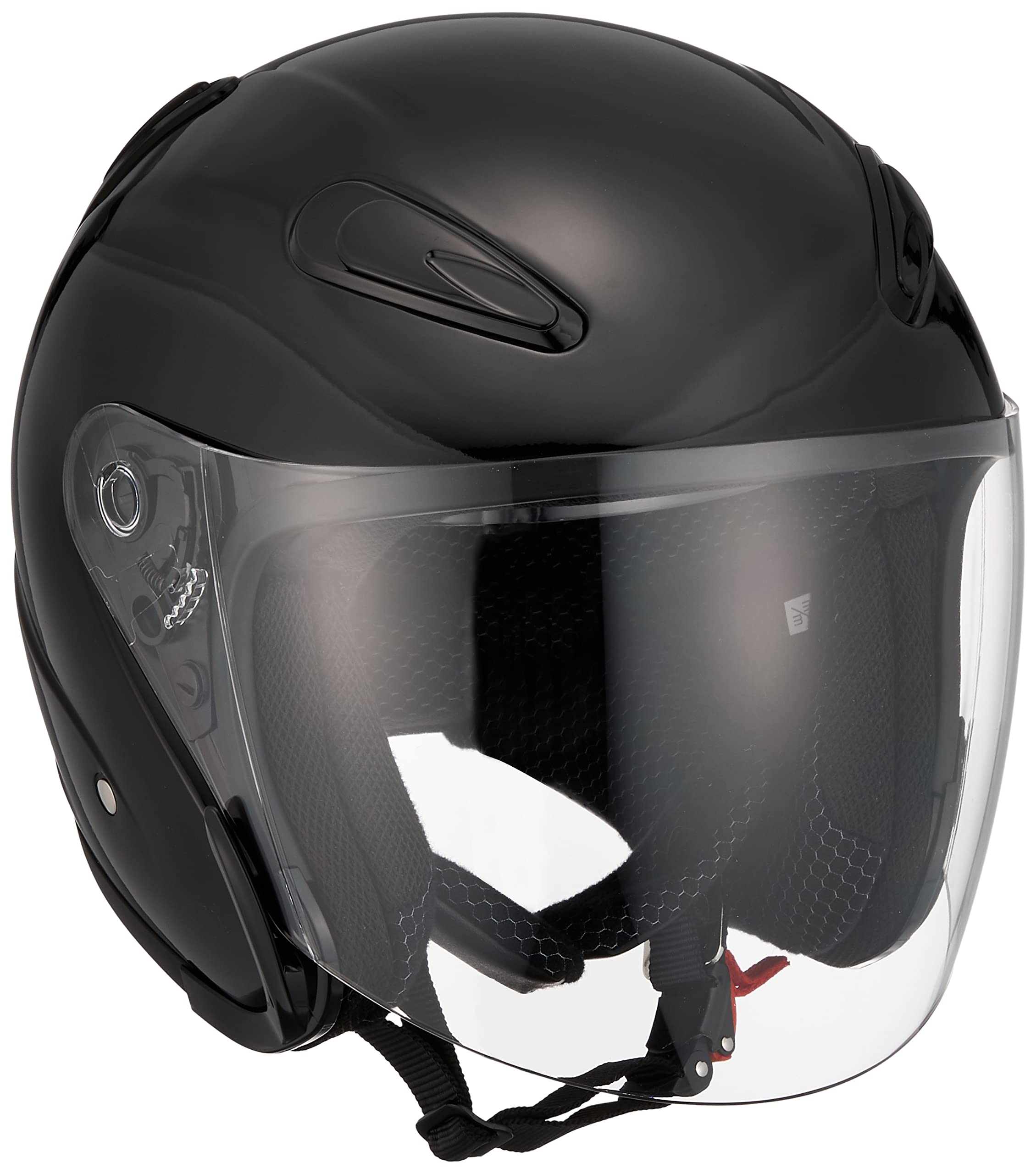 

Bike Parts Center Jet Aeroform Motorcycle Helmet, Black, Size L (59cm-60cm) 7221