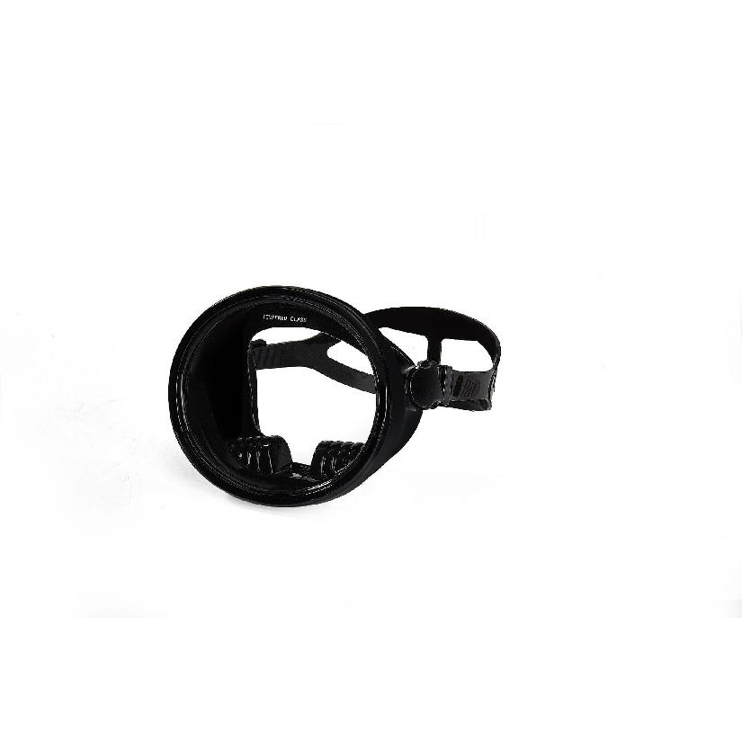 High-quality three-layer lens full-light HD waterproof wide-view integrated high-definition diving goggles Average Size чёрный