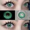 AMARA 1Pair Colored Contact Lenses for Eyes Brown Pupis OMG Series Gray Eye Lenses Yearly Fashion Lenses Cosmetic Eye Contacts