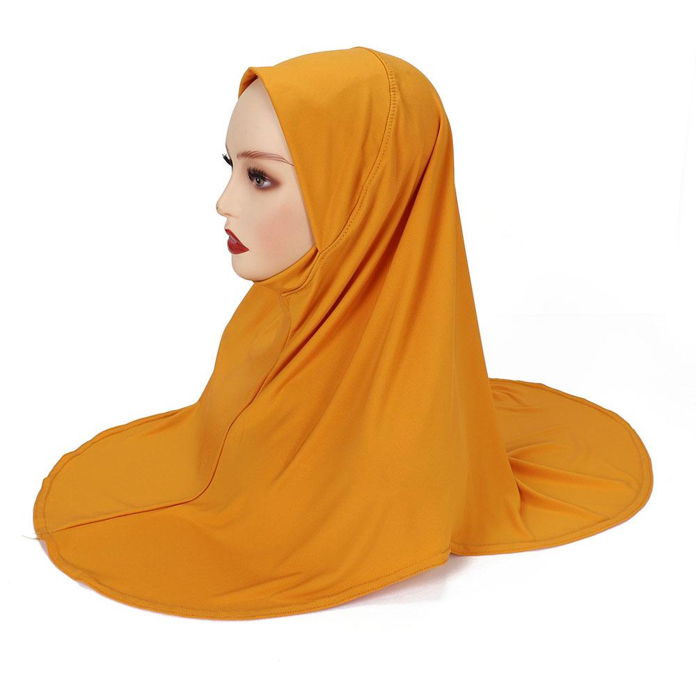 Malaysia Headwraps Caps Turban Ramadan For Fashion Women Muslim Instant Hijab One Piece Shawls Headband Khimar Scarf Femme