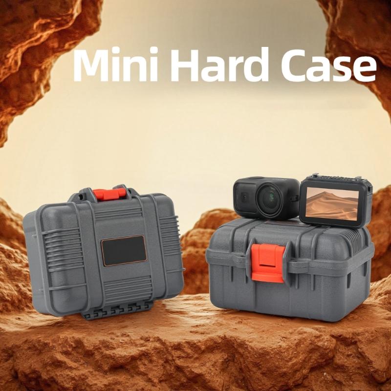 Wodoodporne, odporne na wstrząsy i zgniatanie, twarde etui ochronne do przechowywania akcesoriów fotograficznych, kompaktowa, lekka konstrukcja