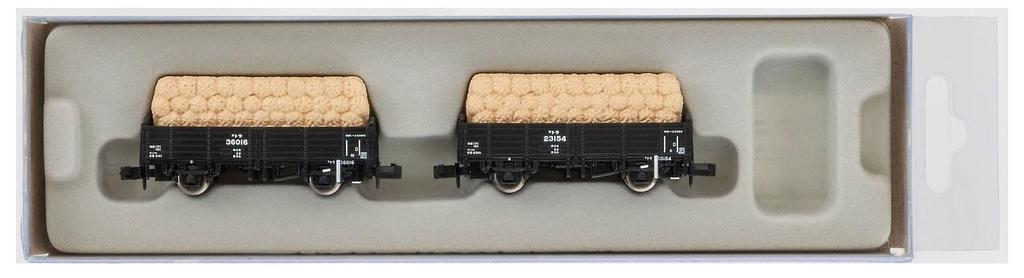 Micro Ace N Gauge Tora 35000 Tora 25000 Model Railroad Freight A1477 + (Bale Loading) 2-Car Set, Cars,