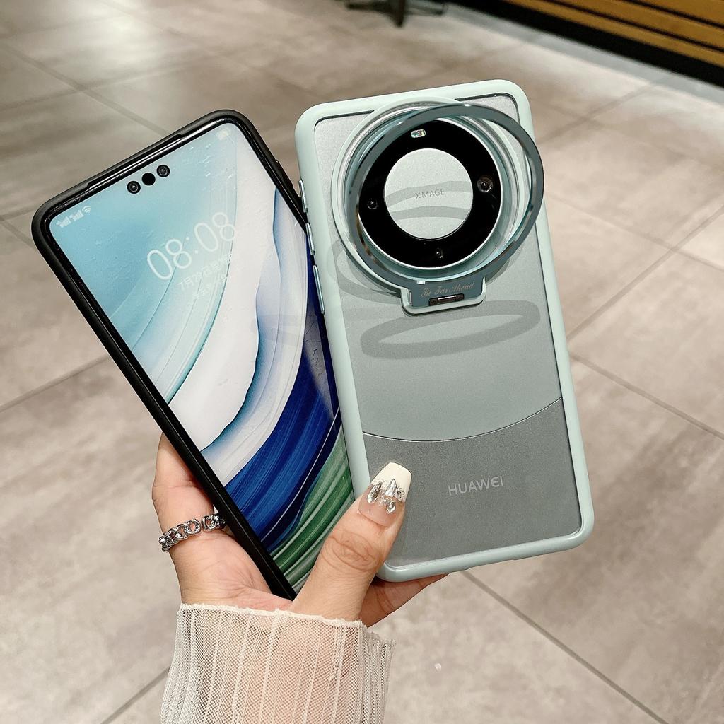 Metal Lens Frame Bracket Is Suitable for Huawei Mate60pro+ Phone Case and Mate50 Transparent Dust-proof Net Protective Cover