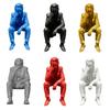 3D Printed Thinker Figurine, Small Upset Clown Shelf Sitter for Living Room Bookshelf Office Desktop Decor