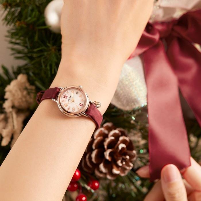 [Citizen] Wicca Solar Tech Radio Watch Women's KL0-511-11 Silver (with Mulberry Color Replacement Band)