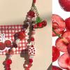 Cherry Pendant Mobile Phone Case Chain Ccd Camera Sling Rope Ancient Alcove Pendant Diy Handmade Beaded Anti-Drop Rope