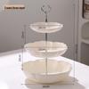 Exquisite Bear Fruit Plate: Multi-Layer Dessert & Candy Display for Luxurious Living Rooms.
