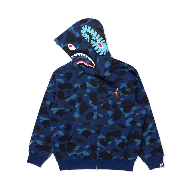 [PRE ORDER] STRAY KIDS × BAPE – Dwaekki SHARK FULL ZIP HOODIE (Changbin Ver.)